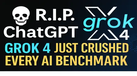 💀 R.I.P. ChatGPT: Grok 4 Just Crushed Every AI Benchmark 💀